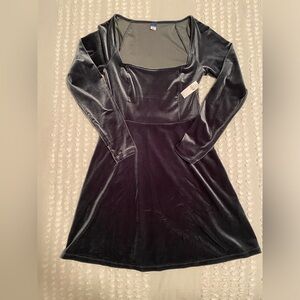 Old Navy Dark Green Velvet Dress